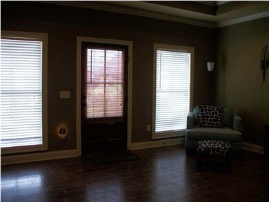 Front entry into the living room