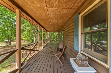 Inviting front porch