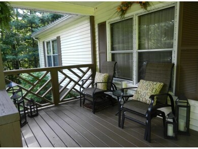 Welcoming front porch