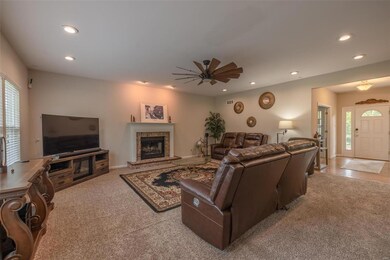 Beautiful great room with fireplace
