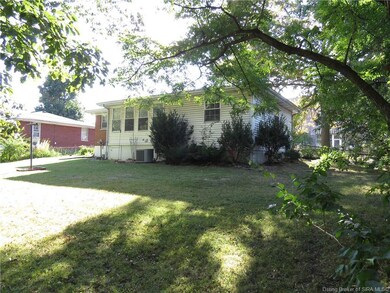 rear of home