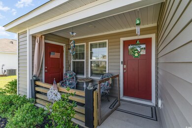 Property entrance featuring central air condition 