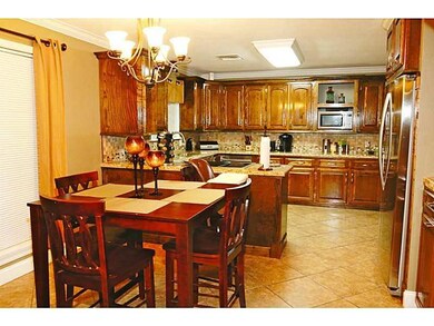 Dining Room. Dining room w/ wine rack cabinet
