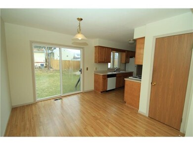 Dining Room. DIning area, off the kitchen, has sli