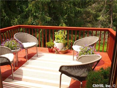 Deck. Beautiful deck off of dining.