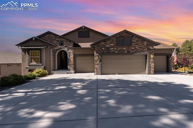 4 car garage and covered front entry