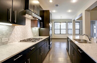 There is no lack of storage space in this kitchen with its beautiful upgrades making it so light and bright.