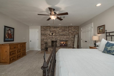 Master Bedroom - Fireplace
