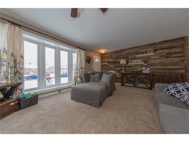 A gorgeous, warm and cozy, family living room with