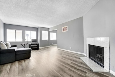 Spacious Living Area with Fireplace