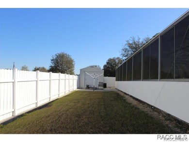 New Shed and Vinyl Fence