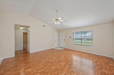 Vaulted ceilings, freshly painted