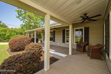 Wraparound front porch