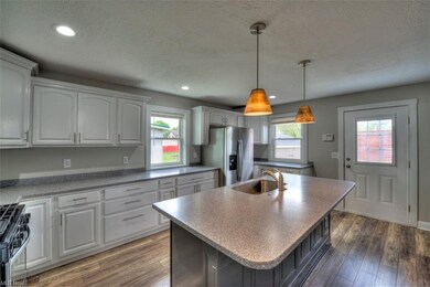 A true chefs kitchen with storage space, granite s
