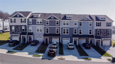 front of townhome