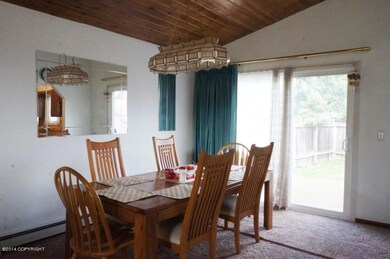 Dining Room With Back Deck Access