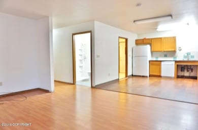 Kitchen to utility bath and hallway