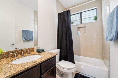First floor bedroom has a private bathroom.