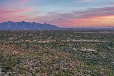 City lights to right of mtns.