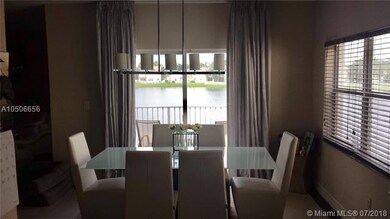 Waterfront views from dining room table