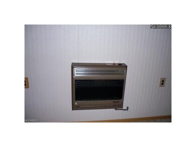 Another heat option is this propane wall unit