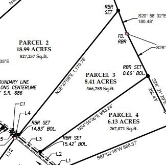 Plat of survey Parcel 3