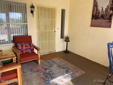 Enclosed front patio