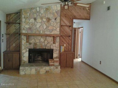 Stone & Cedar Fireplace