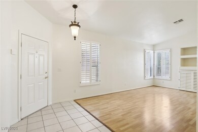 Entryway featuring light wood-style flooring, visi