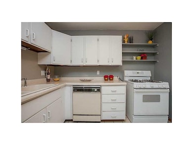 Kitchen. A lot of overhead cabinet storage and she