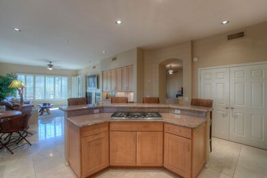 Island with Gas Cook Top