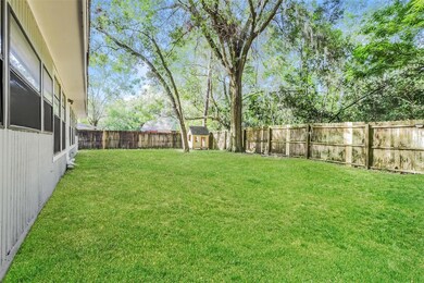 fully fenced rear yard