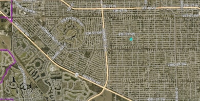 Map / location with property parcel outlined