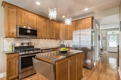 Kitchen with island