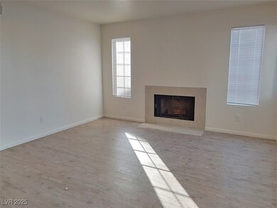Unfurnished living room with light hardwood / wood
