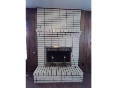 Exterior Front. close up of fireplace