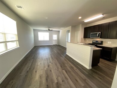 Kitchen, dining & living