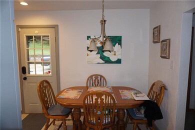Dining area in eat in kitchen