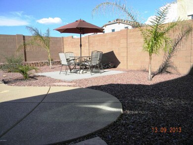 backyard sitting area