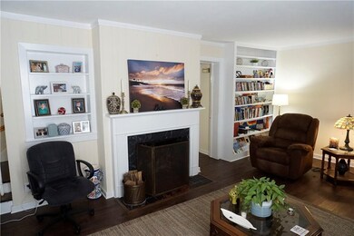 Living room. The interior of the home has been pai
