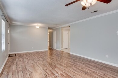 Large living room with fireplace
