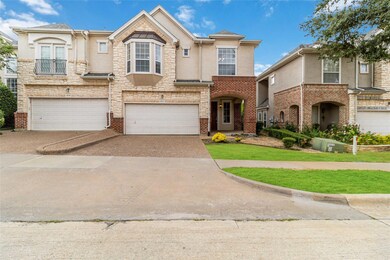 View of front of property featuring a front yard a