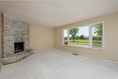 Huge picture window in living room with beautiful 