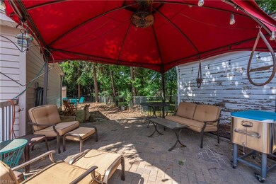 View of patio / terrace featuring a gazebo and an 