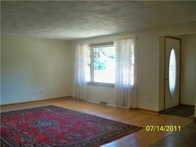 Living Room Beautiful Hardwood floors enhance Spac