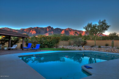 Pool at sunset-2