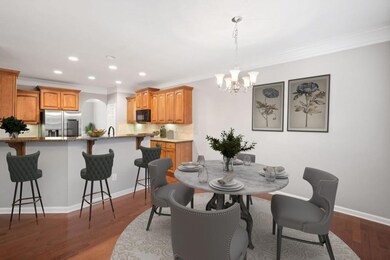 Spacious Kitchen With An Adjacent Dining Space
