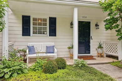 Covered front porch