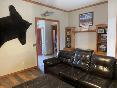 New flooring in living room.  Easy care!