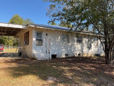 Back of house facing south